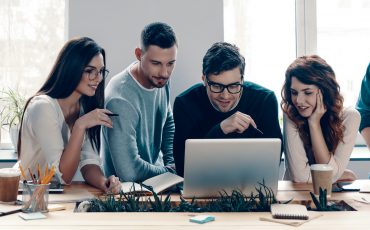 Successful,Team.,Group,Of,Young,Modern,People,In,Smart,Casual